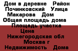 Дом в деревне › Район ­ Починковский › Улица ­ Макарова › Дом ­ 22 › Общая площадь дома ­ 25 › Площадь участка ­ 20 › Цена ­ 800 000 - Нижегородская обл., Москва г. Недвижимость » Дома, коттеджи, дачи продажа   